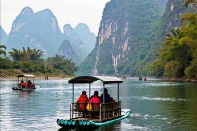 2-DAY Guilin Rice Terraces, Li River Cuise, YangShuo Leisure Tour