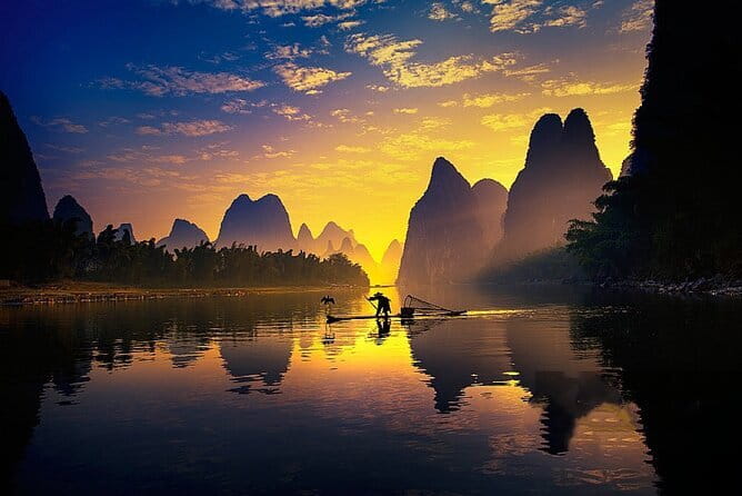 2 days highlights tours : Longji rice terraces & Li River cruise - A quiet look at the Yulong River