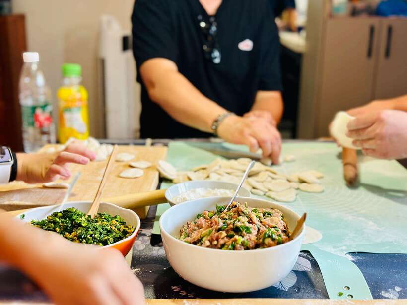 Beijing: Dumpling-Making Class with wet Market visit - From market ingredients to a family kitchen