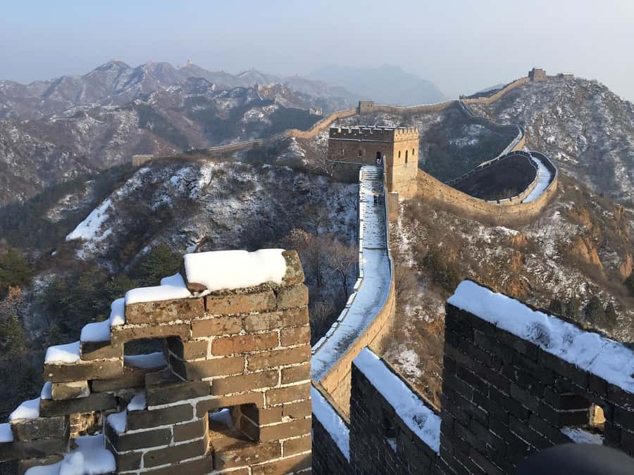 Beijing Jinshangling Great Wall QR Code Ticket And Tour Item - Seasonal Views From Spring Flowers to Winter Snow