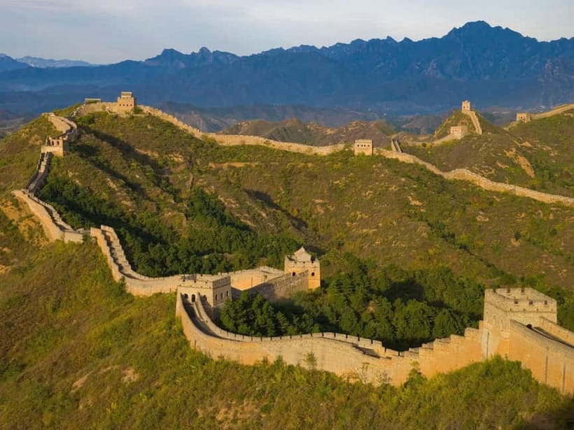 Beijing Mutianyu Great Wall Entry Tickets Chairlift Toboggan - Riding the chairlift up to the wall