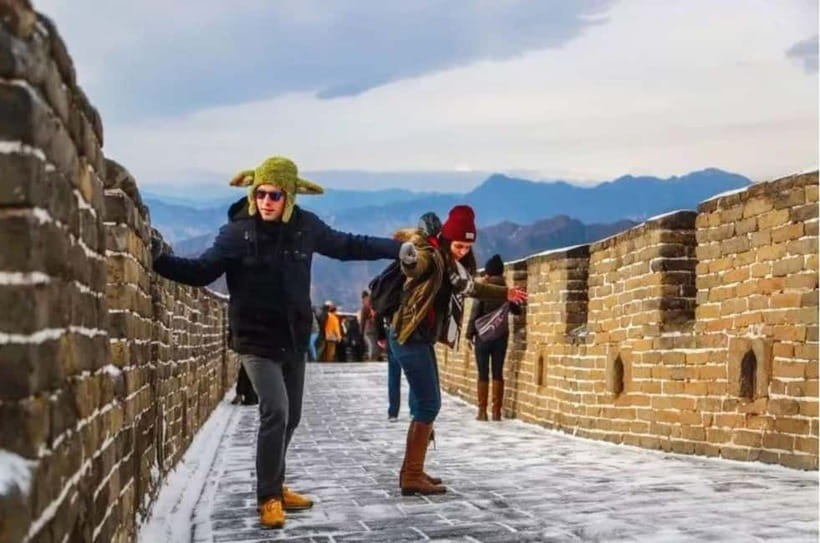 Beijing: Mutianyu Great Wall Ticket & AI Interactive Show - Option 1: Great Wall plus the AI Time-Travel show