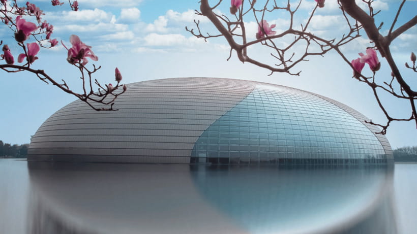 Beijing: Natinonal Center For The Peformance Arts Ticket - Beijing’s silver egg beside Tiananmen Square