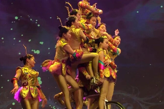 Beijing Red Theater Acrobatic Show with Private Transfer Service - The Performance Builds Toward Its Finale