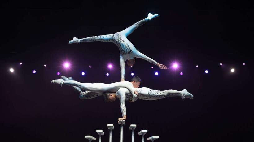 Beijing: Red Theatre Acrobatics Show Ticket-Local Must-See - Double skill and drill circle