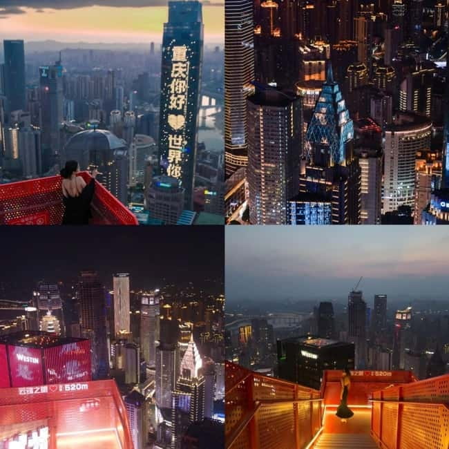 Chongqing: 520m-high Eye Skyview Deck Ticket for Adult - Finding the right building in Jiefangbei
