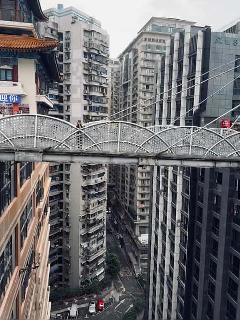 Chongqing deep explore & private car service including meals - Crossing the Jialing River by cable car