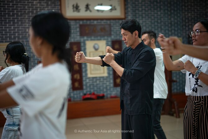 Day Tour learning Kung Fu and Lion Dance in Bruce Lee’s Hometown - One hour of Wing Chun with an Ip Man disciple
