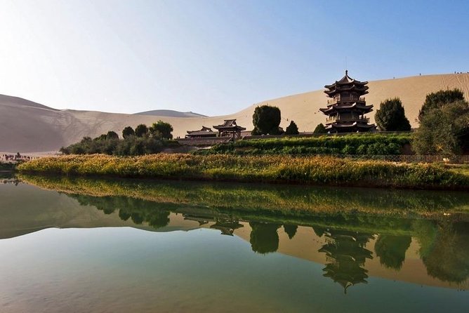 Dunhuang Private Silk Road Day Tour: Mogao Caves, Crescent Spring - Singing Sand Mountain: a short stop with plenty of sand