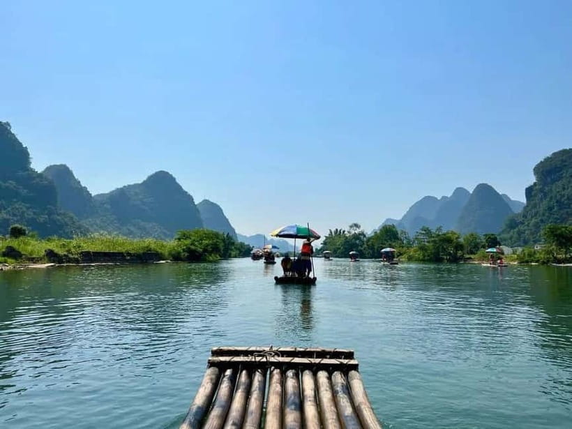 Guilin: 1-Day Cave, Xianggong Hill, Bamboo Boat & Show - Timing, walking, and comfort