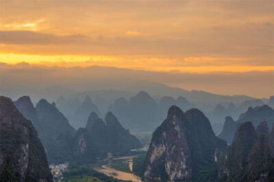 1-Day Yangshuo bird’s eye view mountains private tour