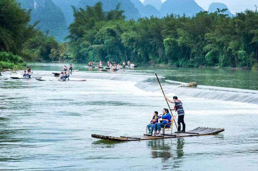 Guilin: Cave, Yulong Rafting, Glass-bottomed skywalk & Show - What the private vehicle changes