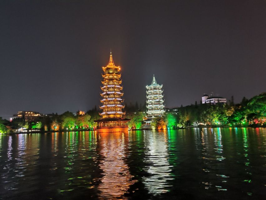 Guilin: Four Lakes Night Cruise with Round-trip Transfer - What you see from the boat