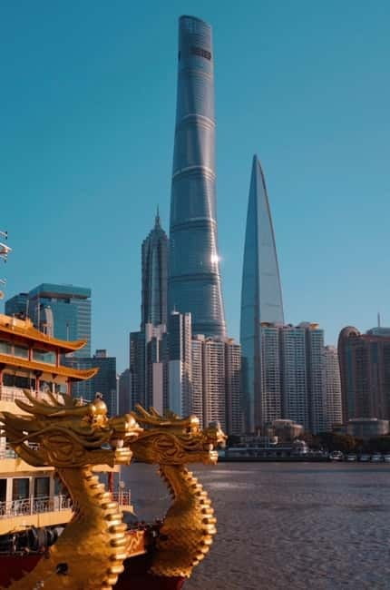 Huangpu Night Cruise: Cozy Vibe & Modern Shanghai Glow - Two Shanghais from one stretch of water