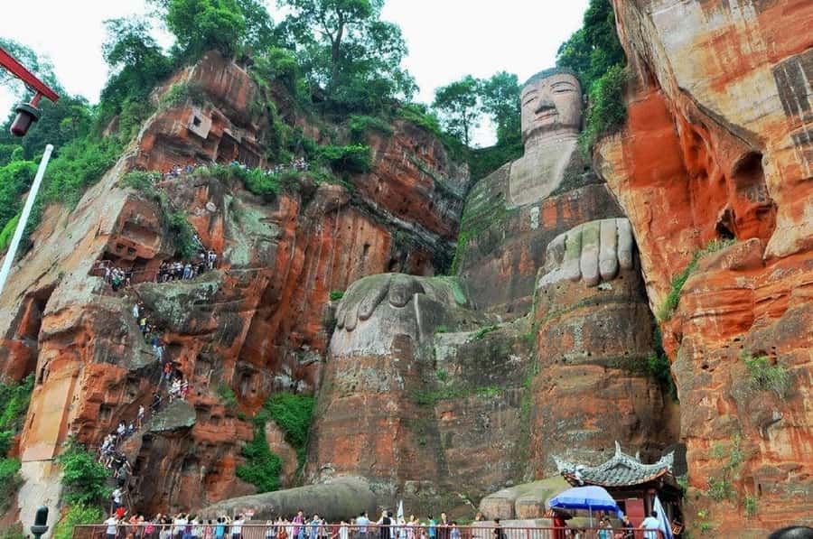 Leshan Grand Buddha Scenic Area and Panda Park Day Tour - Meeting the 71-meter Leshan Buddha