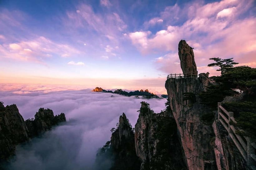 Mount Huangshan: Highlights Tour in Huangshan full-day - The scenic shuttle and cable car are part of the experience