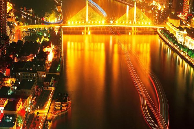 Pearl River Night Cruise & Eveing Tour in Guangzhou with Private Transport - Guangzhou after dark, seen from the Pearl River