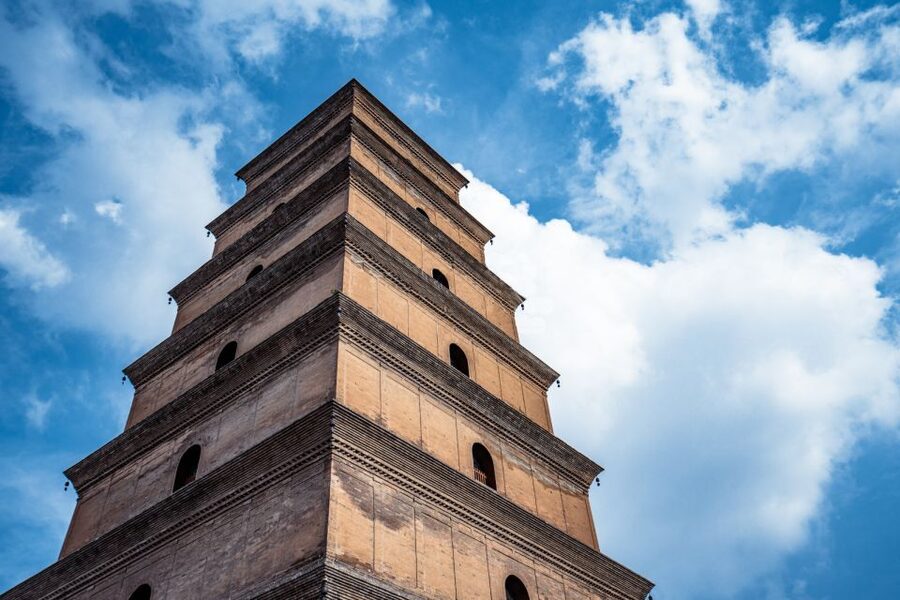 Private Big Wild Goose Pagoda Buddhism Walking Tour - Riding the subway like a local