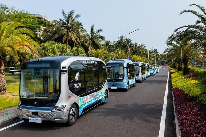 Private Guangzhou High-Tech Tour AI Robot Auto Drive Bus and More - Alibaba’s cashless supermarket