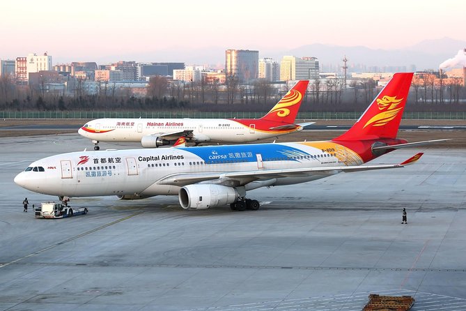 Private Round Way Transfers: Beijing INTL Airport (PEK & PKX) - The drive to your Beijing hotel