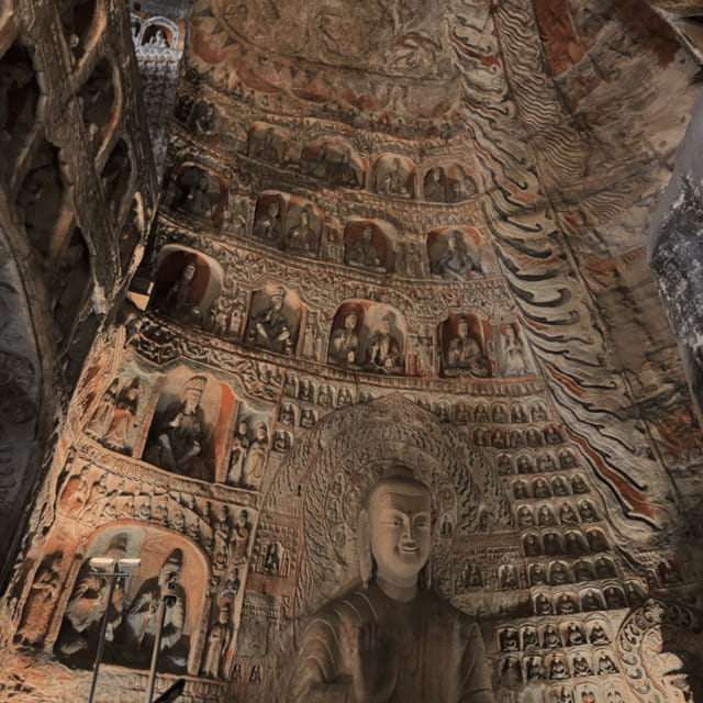 Private Tour Datong Hengshan Hanging Temple Yungang Grottoes - At Hengshan Hanging Temple, architecture takes the lead