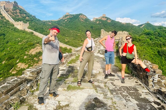 Private Trekking Day Tour to Jinshanling Great Wall - Restored stonework beside wild sections