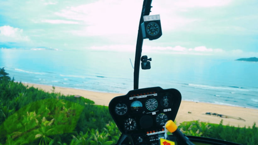 Sanya: Helicopter Tour over Haitang Bay with Atlantis Views - Atlantis Sanya from above