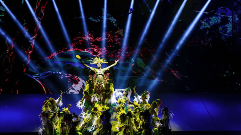 Sanya: The Legend of Romance Scenic Area Show Tickets - Music, dance, folklore, and large visual effects