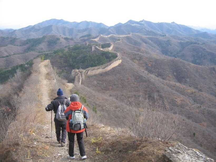 Self-guided challenging hiking from Jinshanling to Gubeikou - The jungle trail back to Gubeikou