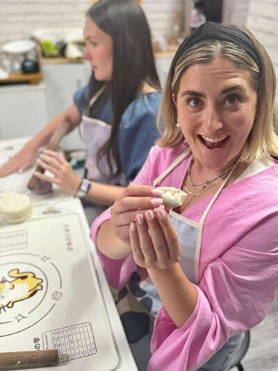 Cooking Dumpling & Meal in Local Family-w/Vegan