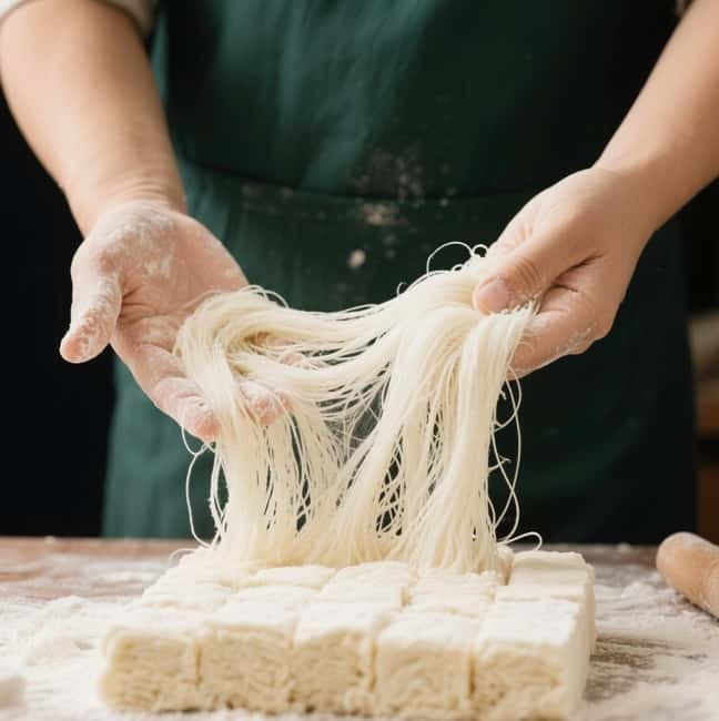 Shanghai: Dragon Beard Candy Making with a Chef - Meeting chef Luc at Makerhub
