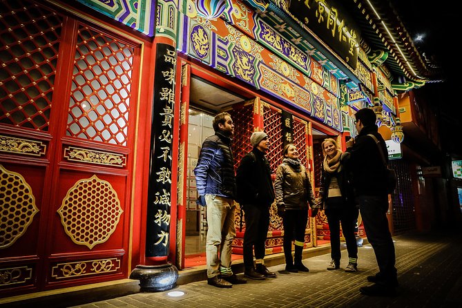 Shanghai Small-Group Night Tour by Bike - A snack in the Former French Concession
