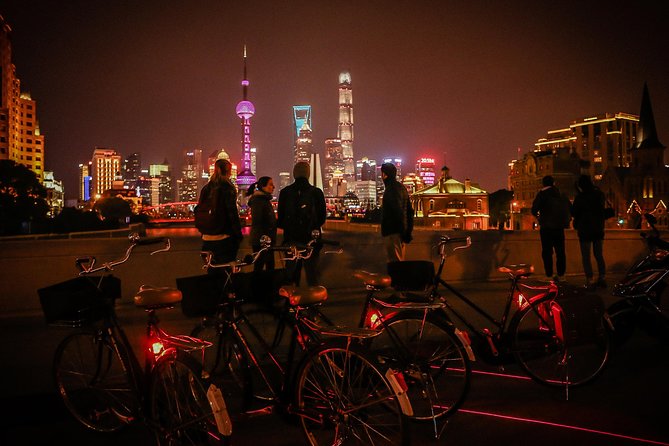 Shanghai Small-Group Night Tour by Bike - Yu Garden and Old Town at street level