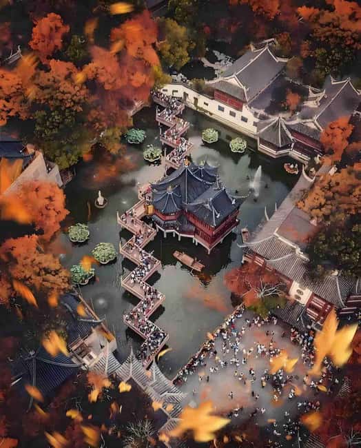 Shanghai: Yu Garden with Entry Tickets(optional) - Getting there by Metro Line 10 or bus