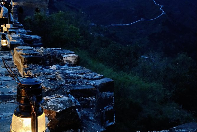 Simatai Great Wall Private Night Layover Tour from Beijng Airport - What the illuminated wall feels like after dark