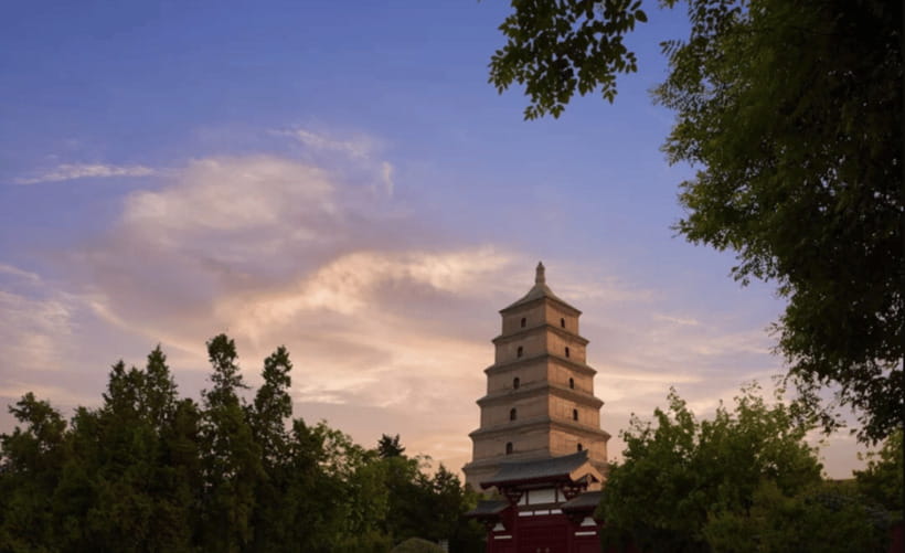 Xi'an: Daci'en Temple(Great Wild Goose Pagoda) E-ticket - Studying the Tang-style architecture