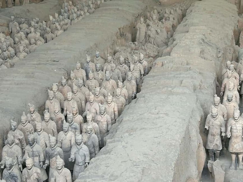 Xi'an: Exclusive Terracotta Army Tour & Local Family Lunch - Pit 2 and Pit 3, where the details become clearer